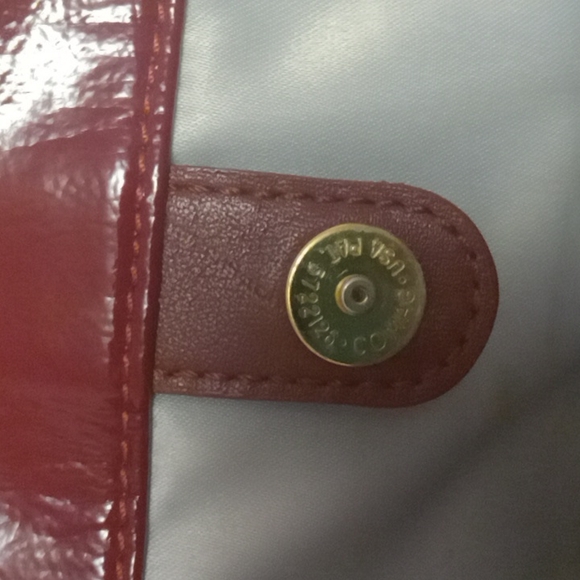 Authentic Coach Bag.   Cranberry Color.  Great for Fall or the Holidays! - Picture 14 of 15